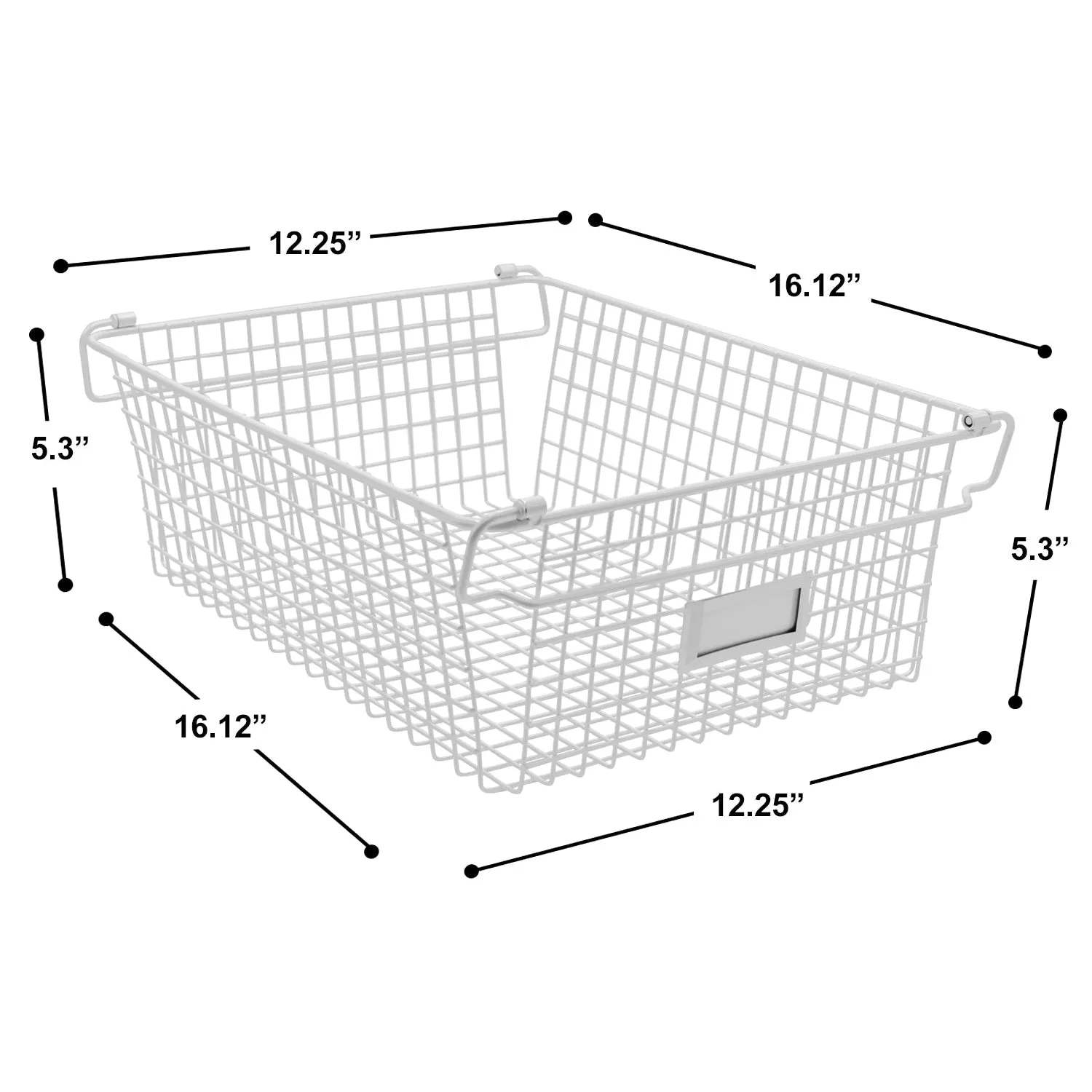 Stackable Farmhouse Wire Basket Bins