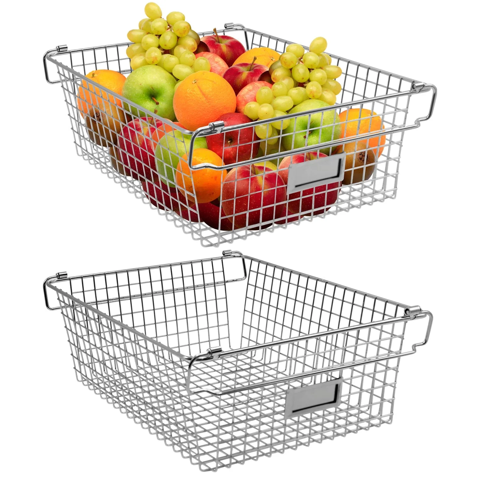 Stackable Farmhouse Wire Basket Bins