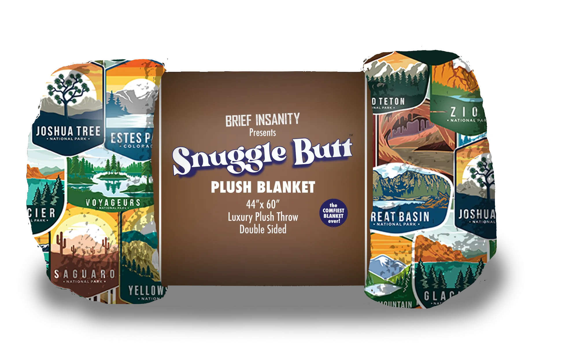 Take A Hike Parks of America Throw Blanket