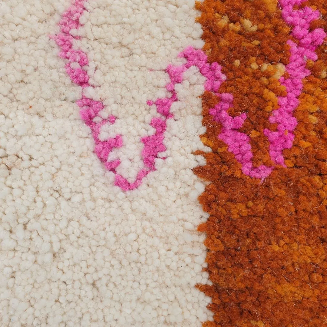 Taybi | Beni Ourain 7x10 Moroccan Rug Ultra Soft | Handmade Berber Wool Carpet | 7x10'56 Ft | 214x322 cm
