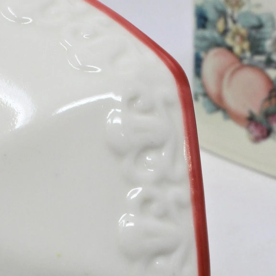 Trinket Box, Avon, Sweet Country Harvest, Ceramic, Vintage