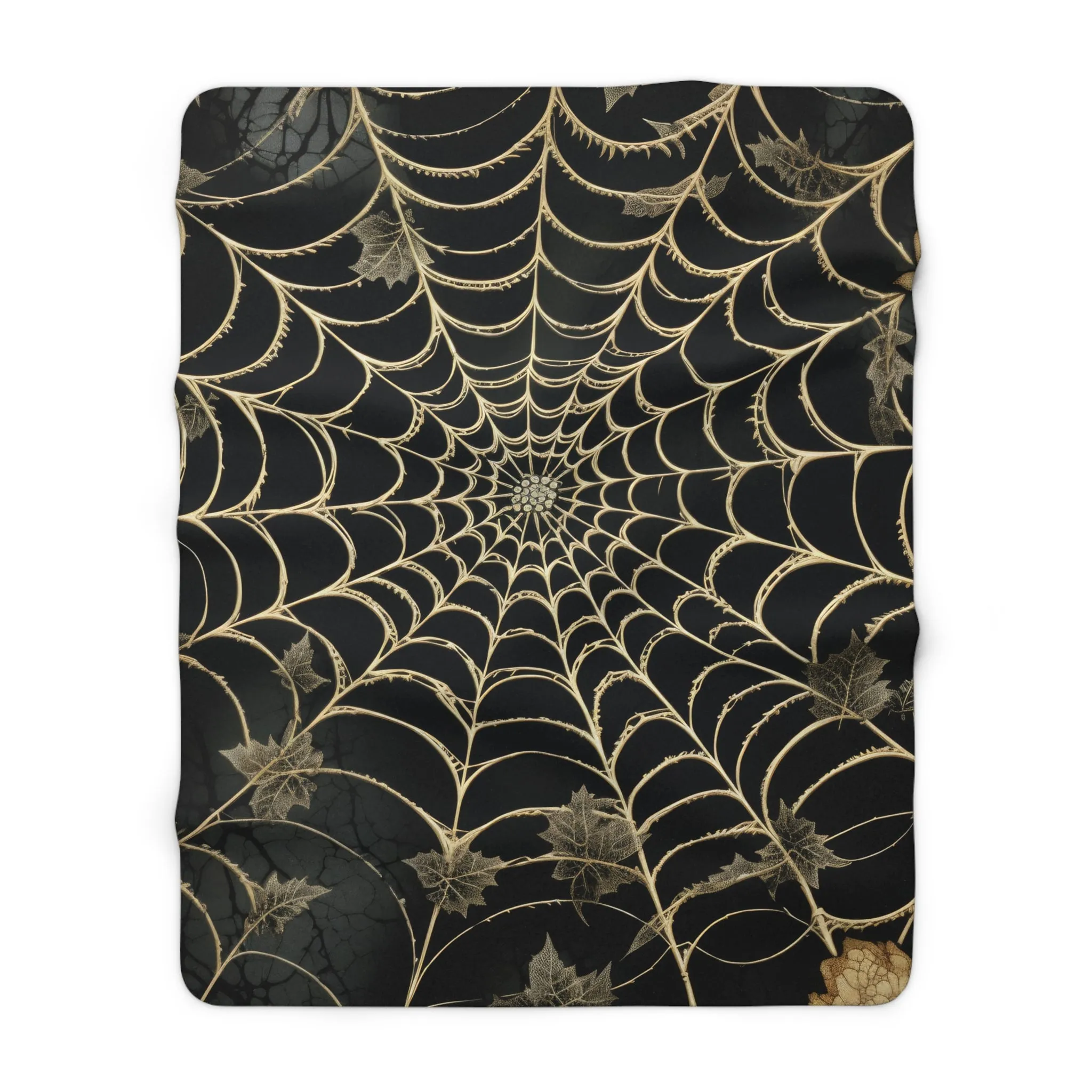 Victorian Webs Sherpa Fleece Blanket