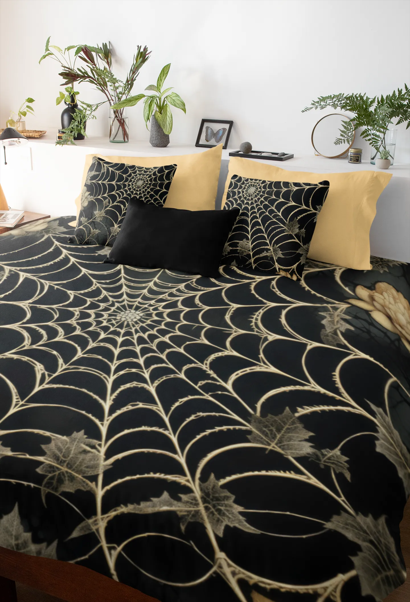 Victorian Webs Sherpa Fleece Blanket