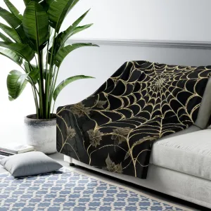 Victorian Webs Sherpa Fleece Blanket