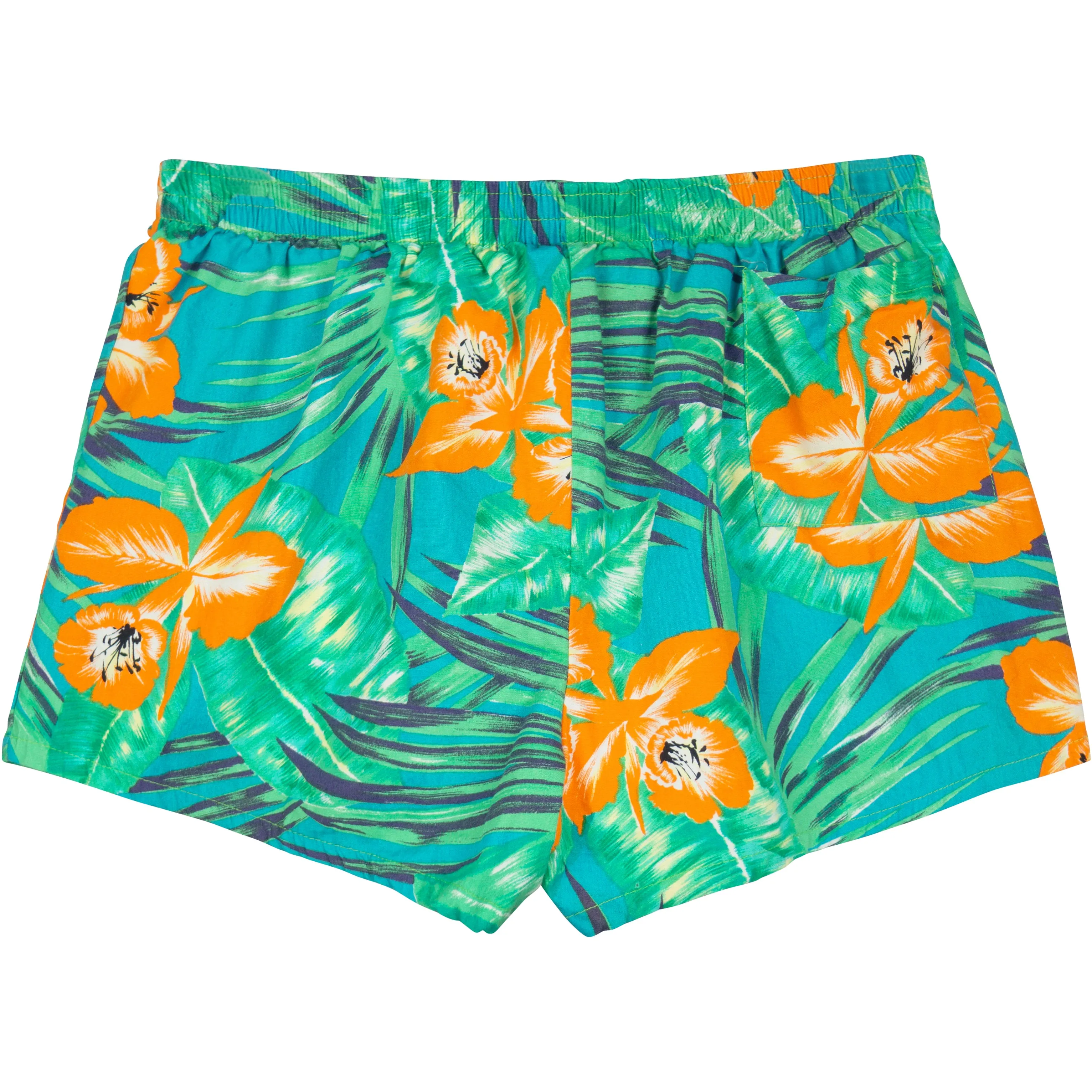 VINTAGE FLORAL SWIM TRUNKS
