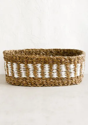 Weave Stripe Storage Basket