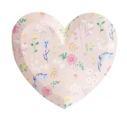 Wildflower Heart Diecut Dinner Plates