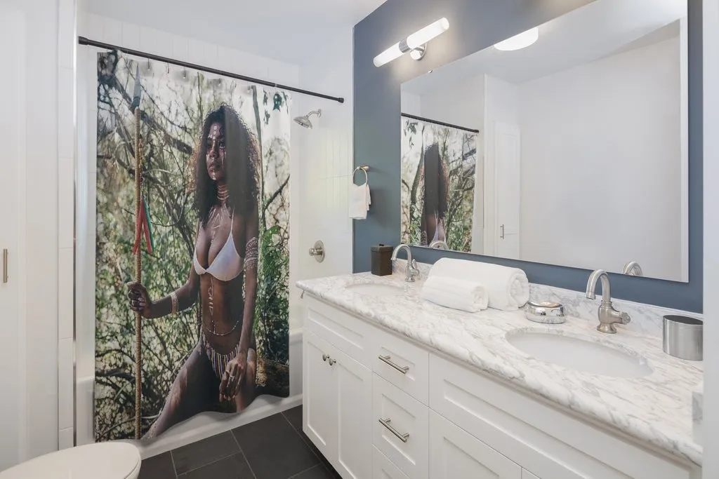 Woman Warrior Shower Curtain